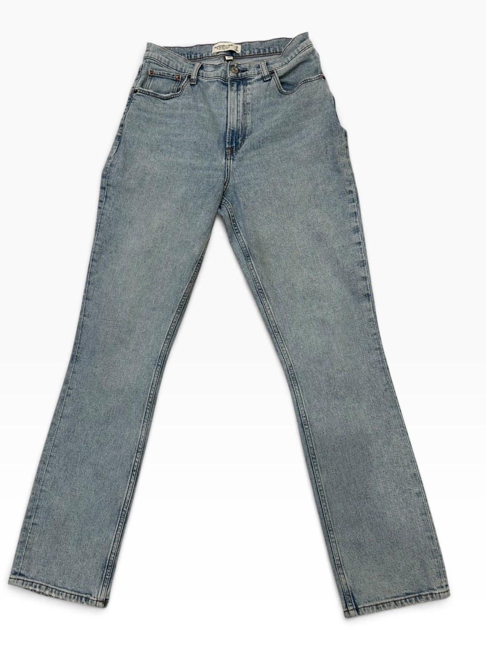 Abercrombie Curve Love Ultra High Rise Slim Straight Jeans 29 | 30”L